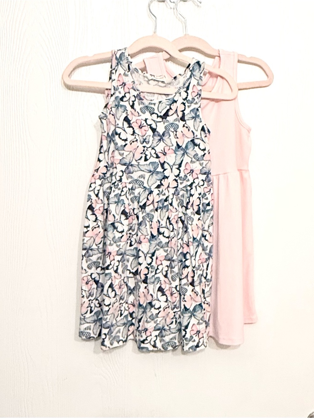 Girls' Knit Dress Set - Soft Summer Styles XS (4T - 6)